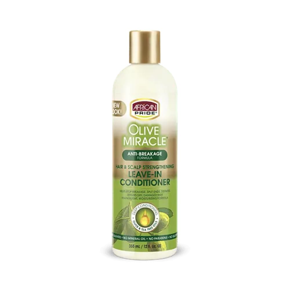 African Pride Olive Miracle Anti-Breakage Leave-In Conditioner 355 ml
