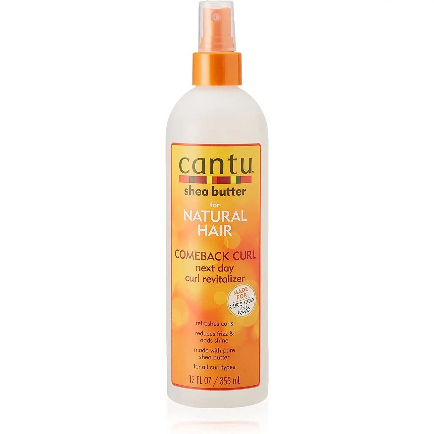 Cantu Shea Butter for Natural Hair Comeback Curl Next Day Curl Revitalizer 355 ml