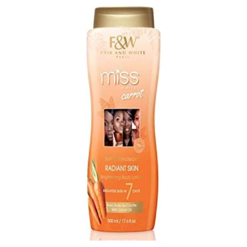 Fair & White Miss Carrot Body Lotion - 500 ml