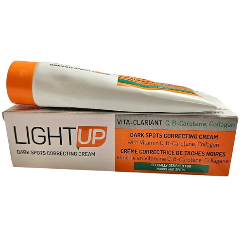 LIGHT UP(Orange/C,B-Carotene) Dark Spots Correcting Tube Cream with Vitamin