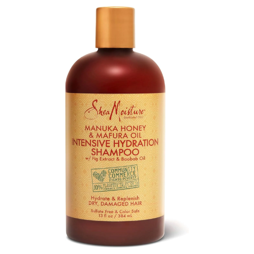 Shea Moisture Manuka Honey & Mafura Oil Intensive Hydration Shampoo with African Rock Fig & Baobab Oil 13 oz