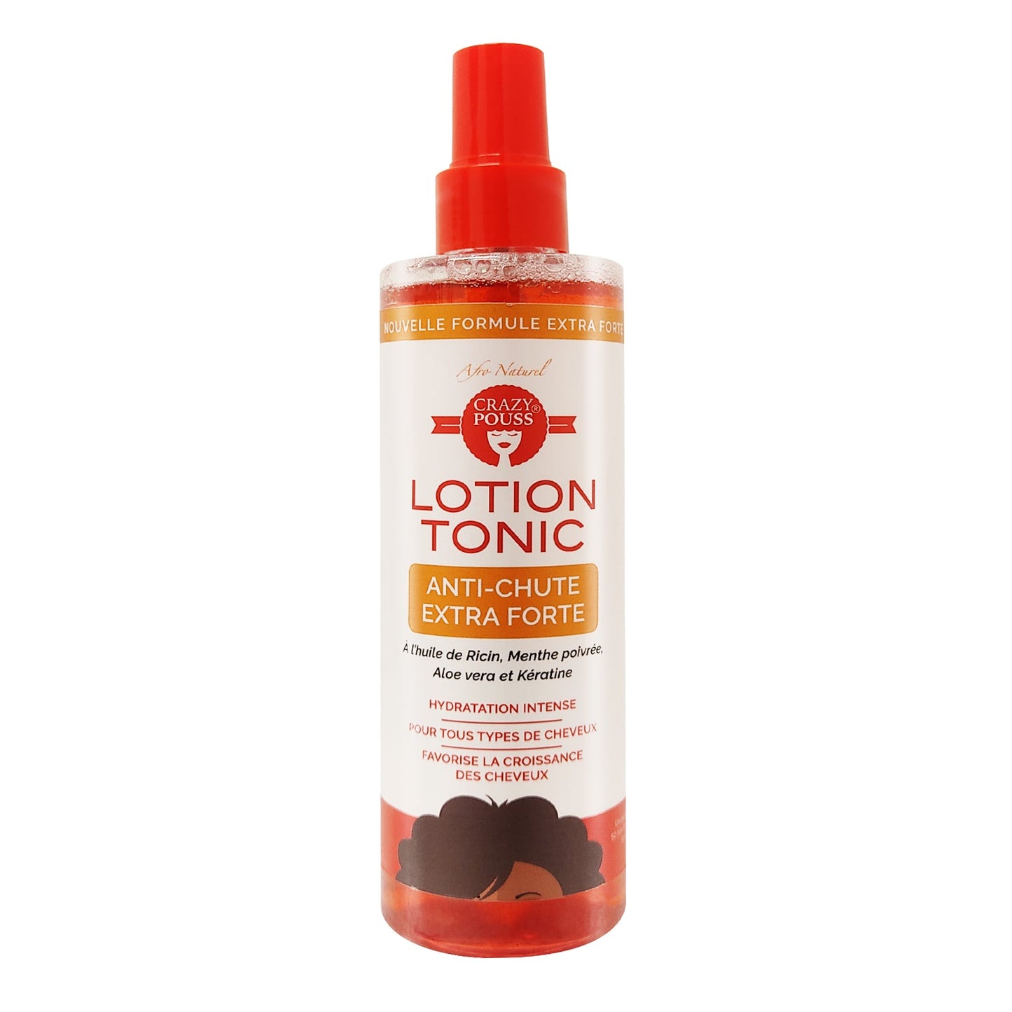 CRAZY POUSS - Lotion tonic - Rouge - Soins cheveux