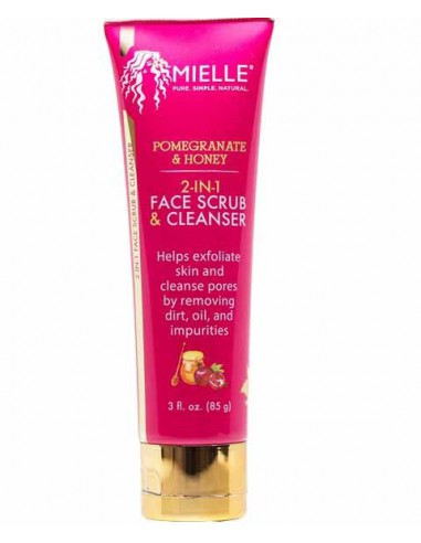 Mielle Pomegranate And Honey 2 In 1 Face Scrub And Cleanser 85 g