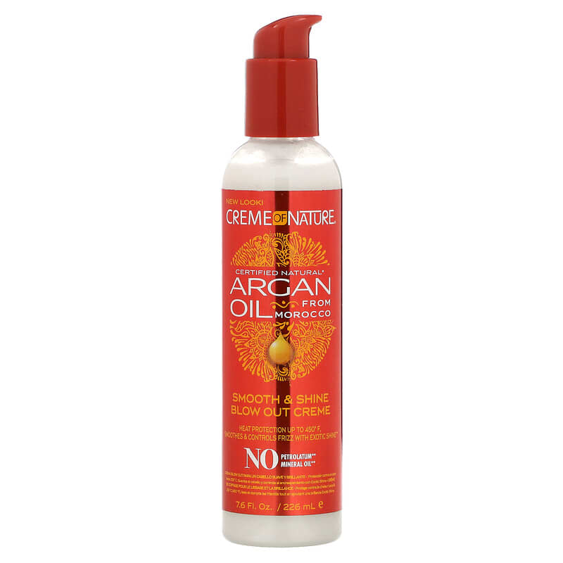 Creme Of Nature ARGAN OIL Smooth & Shine Blow Out Crème 226ml