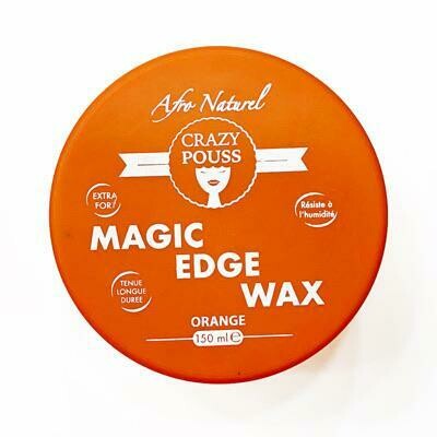 Afro naturel Crazy pouss - Magic Edge wax cire edge control orange tenue longue durée 150 ml
