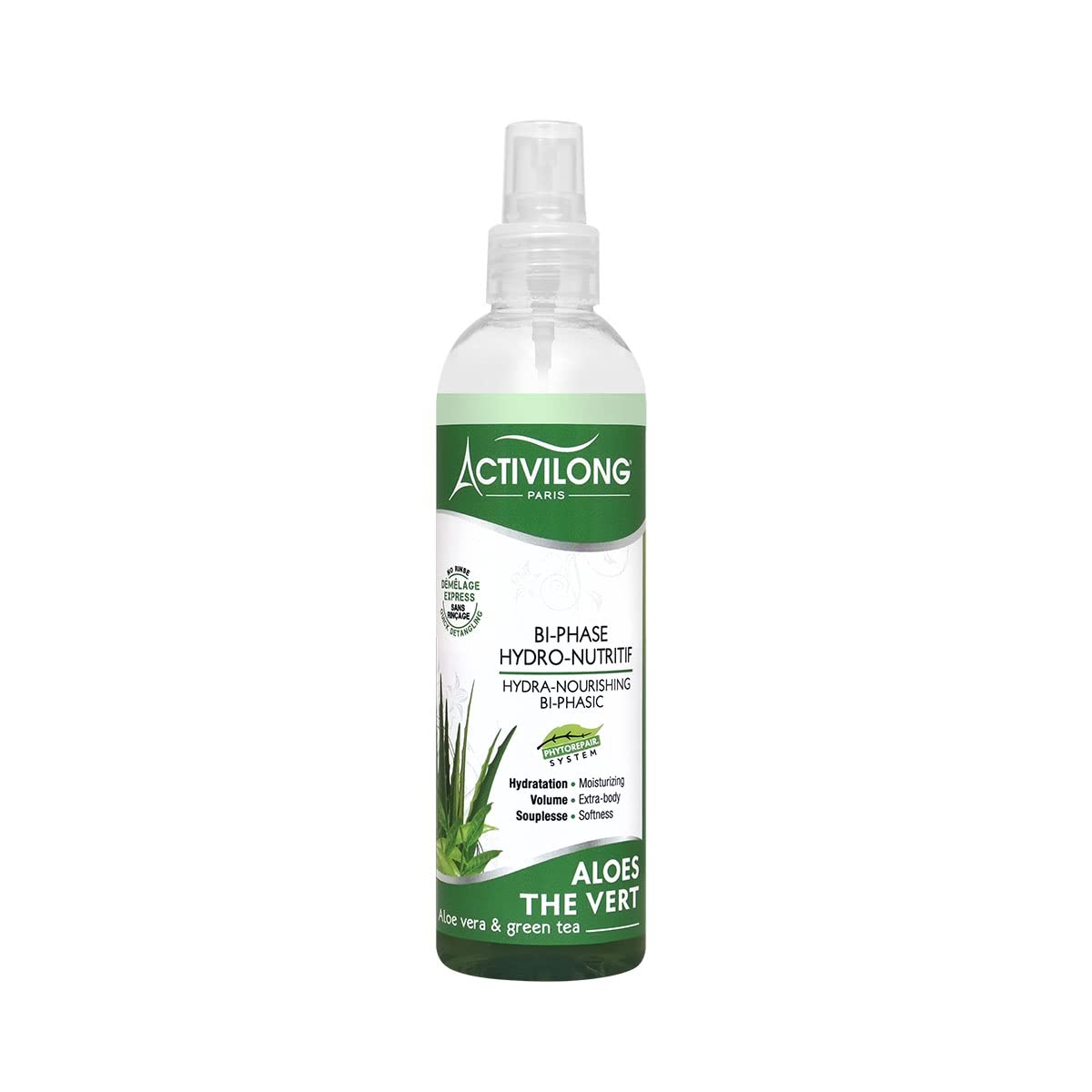 Activilong Bi-Phase Hydro-Nutritive Aloe Green Tea Spray without Rinse 240 ml