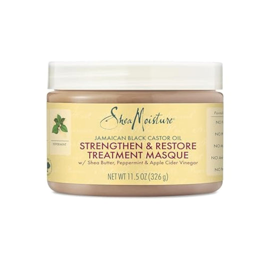 Shea Moisture amaican Black Castor Oil Strengthen Grow and Restore Treatment Masque, 12oz