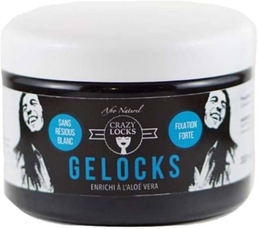Crazy Pouss Locks Gelocks with Strong Fixation (Black) in a 300ml