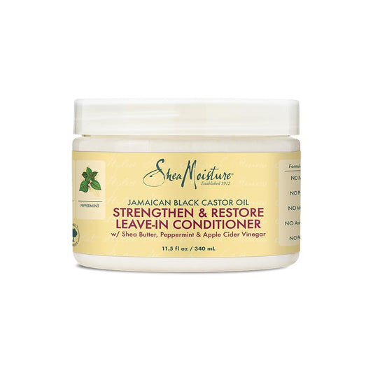 Sheamoisture Strengthen & Restore Leave-In Conditioner Jamaican Black Castor Oil, 340 ml