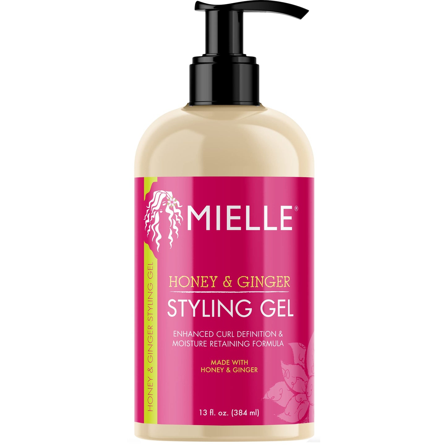 Mielle Organics Honey and Ginger Styling Gel 13oz, White, 384 ml