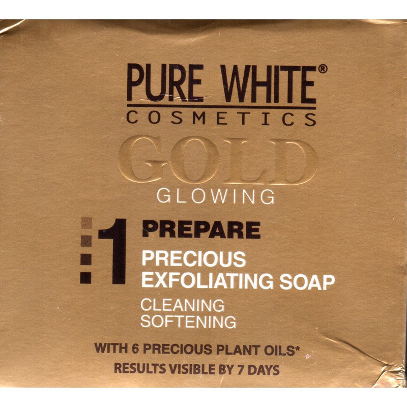 Pure White Gold Glowing Precious Exfoliating Soap