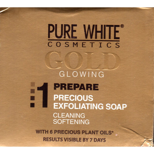 Pure White Gold Glowing Precious Exfoliating Soap