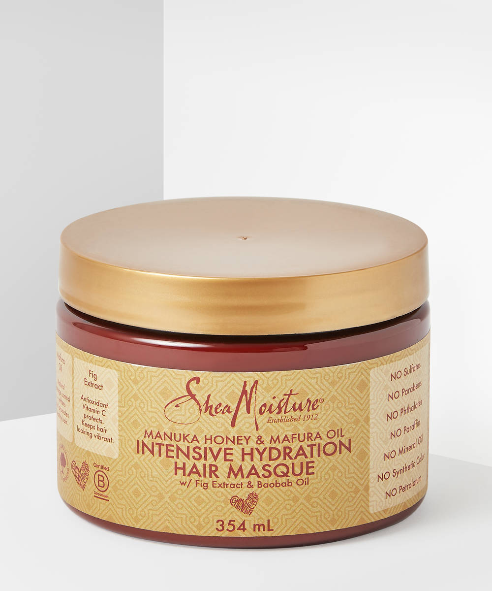 SheaMoisture Manuka Honey & Mafura Oil Intensive Hydration Hair Mask sulphate and silicone free for dry, damaged hair 355 ml