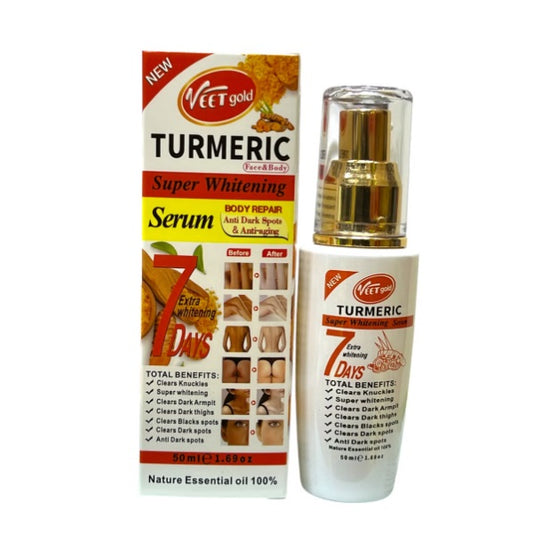 Veet Gold Turmeric Super Whitening Serum 7 Days 50ml