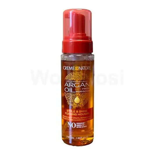 Creme of Nature Argan Oil Style & Shine Foaming Mousse 207ml