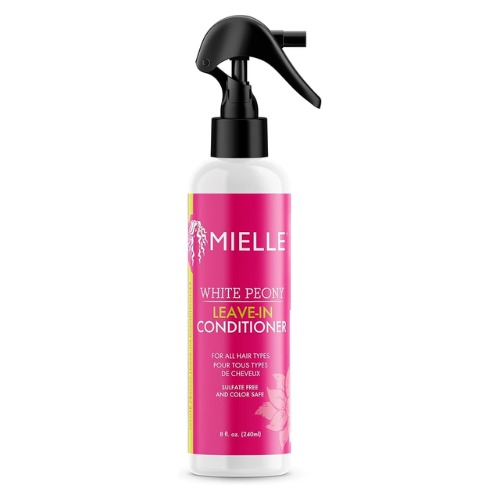 Mielle Organics White Peony Sulfate-Free Leave-In Conditioner, Color Safe, 8 Oz